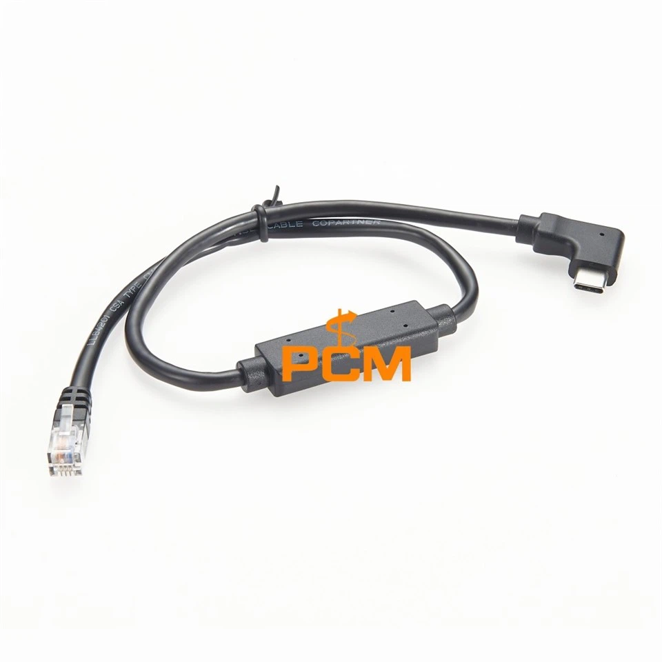 4P4C To Type-C Right Angle With FTDI IC Chips RS232 485 Cable