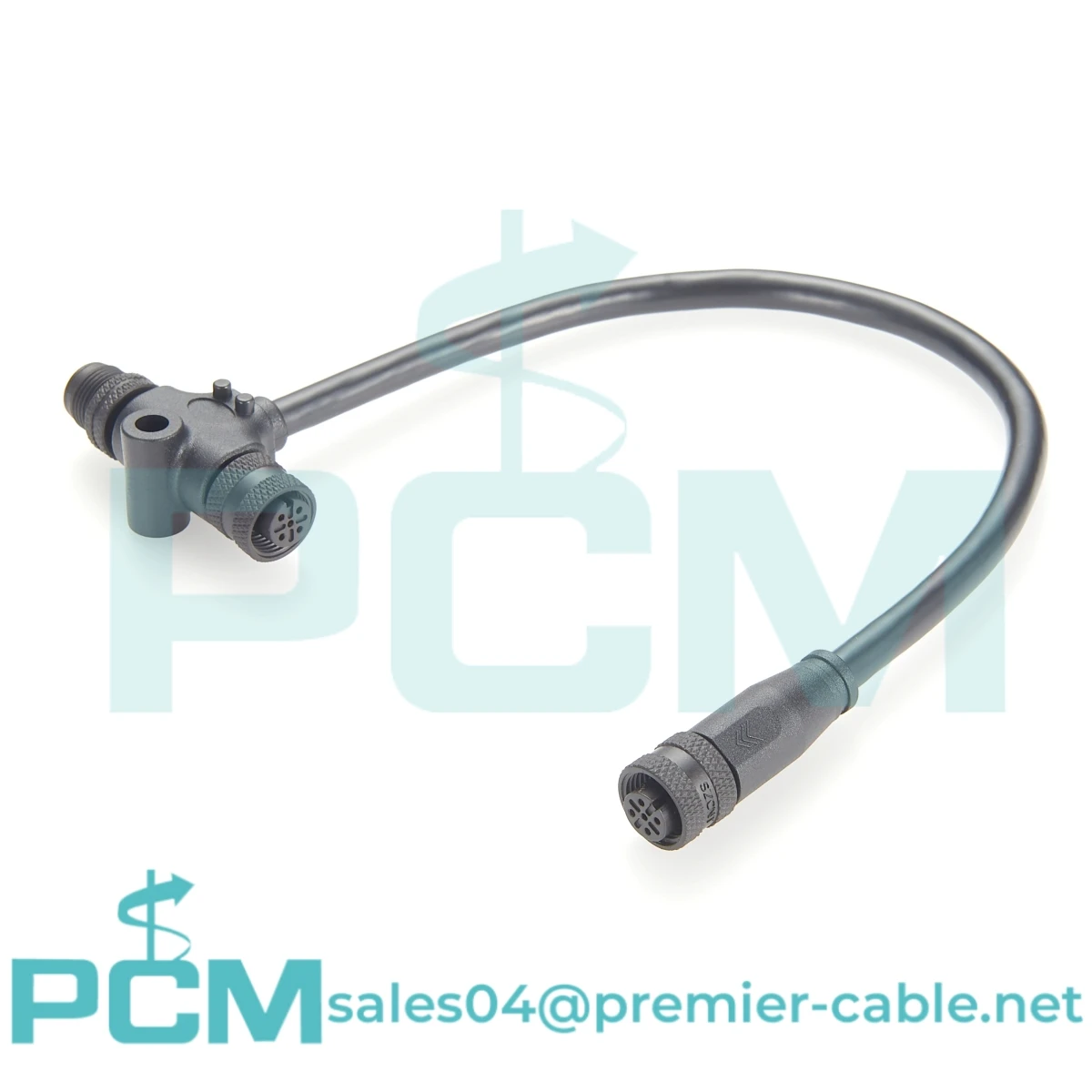 IP67 NMEA 2000 M12 T Hom Splitter Thread CAN Bus Connector Nrog Drop Cable