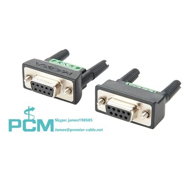 MOXA Mini DB9F-rau-TB Txuas Txuas Txuas