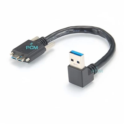 USB3.0 Lub kaum sab xis rau Micro-B Cable